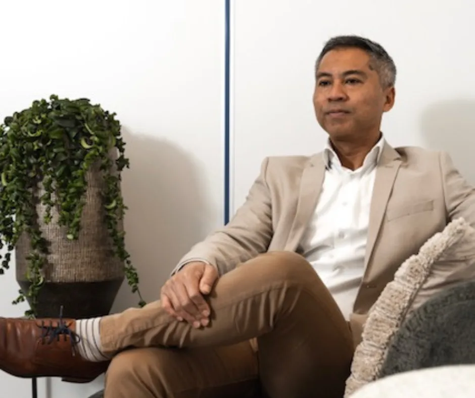 Gesprek met een ondernemer op kantoor